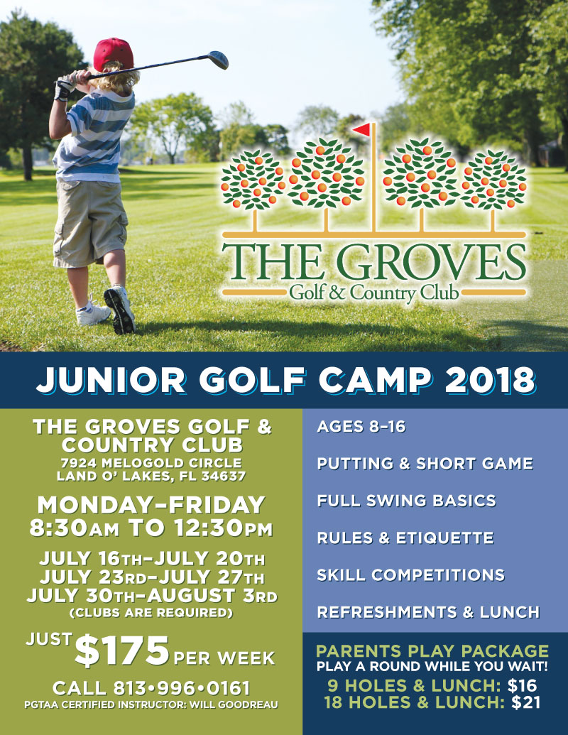 Junior Golf Camp The Groves Golf And Country Club Junior Golf Camp The Groves Golf And Country Club