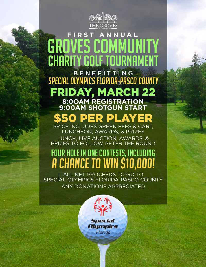 SpecialOlympicsFlyer The Groves Golf and Country Club